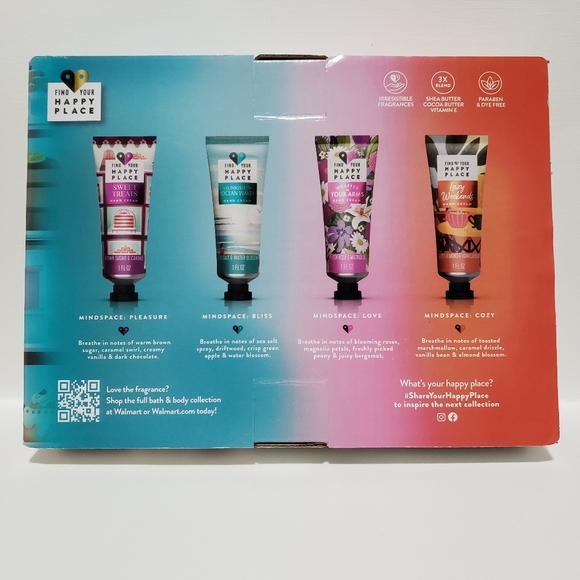 Find Your Happy Place 4 Piece Hand Cream Gift Set. - Picture 2 of 2